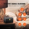 VEVOR Faraday Box,PU Leather Signal Blocking Holde,Keyless Fob,Protector Shielding with 2Key Bag,for WiFi,RFID,GPS,Bluetooth & 5G(6.3x5.1x3.7"),Black - 4 of 4
