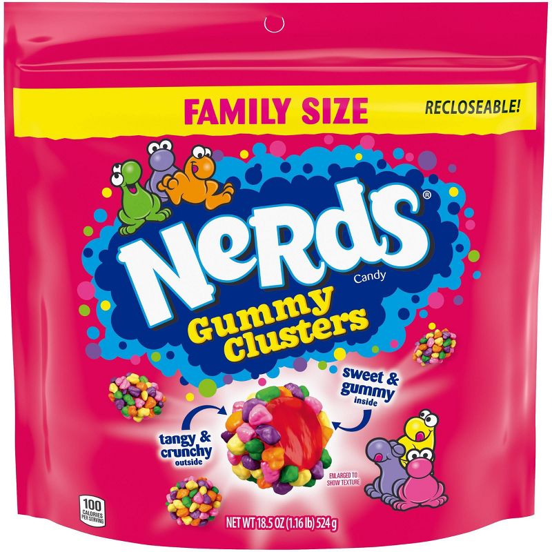 Nerds Gummy Clusters Family Size Candy - 18.5oz, 1 of 8