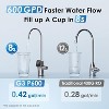 Waterdrop G3P600 Reverse Osmosis System, NSF/ANSI 58 and 372 Certified,8 Stage ,Smart LED Faucet, Plus 10-Cup Large Water Filter Pitcher(Blue) - 4 of 4