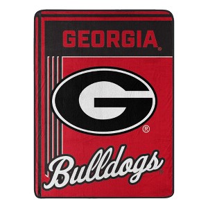 NCAA Georgia Bulldogs Microfiber Plush Throw Blanket - 1 of 4