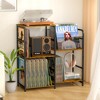 MOEPISY Record Player Stand, Turntable Stand with Vinyl Storage Holds up to 300+ Albums - 2 of 4