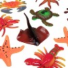 Ocean Life Sea Animal Action Figures 30pc Pack - Giant Bucket of Marine Animals Toy Playset - 3 of 4