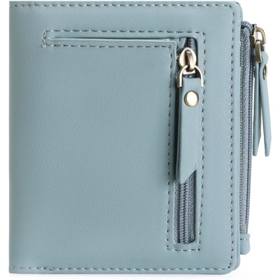 FATMOON Bifold Wallets -RFID Blocking Wallets for Men & Women PU Leather Bifold Credit Card Holder with 2 Zipper Coin Pockets,for Everyday Use