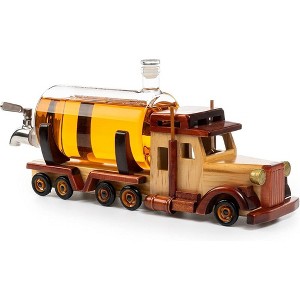 The Wine Savant Truck Design Whiskey & Wine Decanter, Stylish Home Decor, & a Beautiful Gift for Men & Women - 1000 ml - 1 of 4