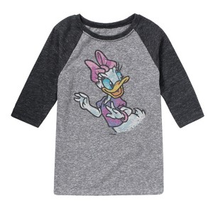 Boys' - Disney - Daisy Color Sketch Raglan Graphic T-Shirt - 1 of 4