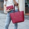 MKF Collection Mina Women’s Tote and Wristlet Wallet by Mia K - 3 of 4