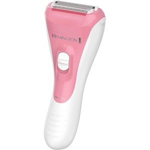 Remington WDF4821US Smooth & Silky Electric Shaver for Women, 3-Blade Cordless Foil Shaver and Bikini Trimmer for Wet or Dry Use, Pink - 1 of 4