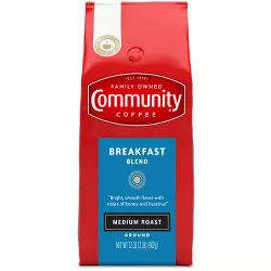Community Coffee Breakfast Blend Medium Roast Ground Coffee - 32oz