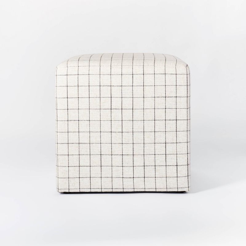 Lynwood Square Upholstered Cube Ottoman - Threshold™ designed with Studio McGee, 4 of 16