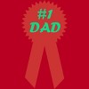 Men's Design By Humans #1 DAD Ribbon By T-Shirt - 2 of 2