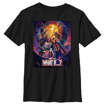 Boy's Marvel What if…? Universe Poster T-Shirt