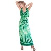 LA LEELA Women's Vacation Holiday Bathing Suit Swimwear Beach Cover up Wrap Sarong Skirt Wraps One Size Shamrock Fern Sun - 2 of 3
