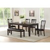 Vynxaria Antique Charcoal Backless Bench - Elegant & Versatile Seating - 3 of 4