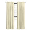 Thermalogic Weathermate Topsions Room Darkening Provides Daytime and Nighttime Privacy Curtain Panel Pair Each 40" x 63" Natural - 2 of 4