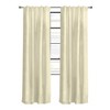 Thermalogic Weathermate Topsions Room Darkening Provides Daytime and Nighttime Privacy Curtain Panel Pair Each 40" x 84" Natural - 2 of 4