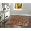 HomeStock Hi Lo Trellis Brown & Beige 8x10, Power Loomed, Transitional - 2 of 4