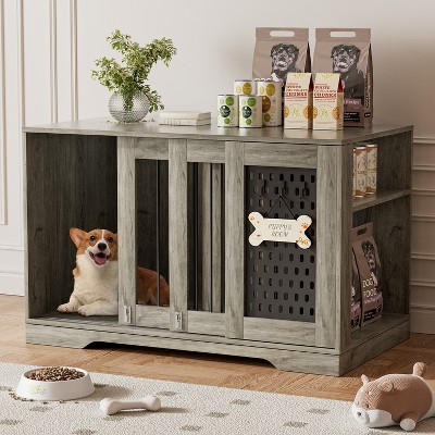 41.3''w Dog Crate Furniture,heavy-duty Indoor Dog Kennel