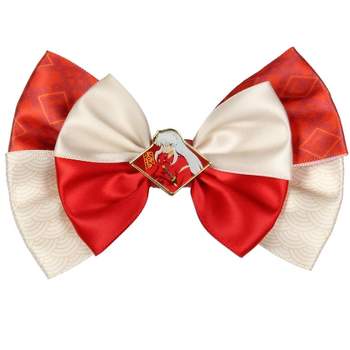 Inuyasha Universe of Warriors Alligator Hair Clip Hair Bow Costume Accessories Red