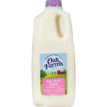 Oak Farms Fat Free Skim Milk - 0.5gal