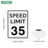 Unique Bargains Aluminum Weather Resistant Waterproof Rust Free Traffic Sign 2 Pcs - 2 of 4