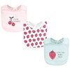 Hudson Baby Infant Girl Caps or Headbands, Bibs, Mittens and Socks 12pc Set, Strawberry, 0-6 Months - 4 of 4