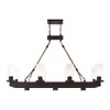 Livex Lighting Metuchen 8 - Light Chandelier in  Bronze - 3 of 4
