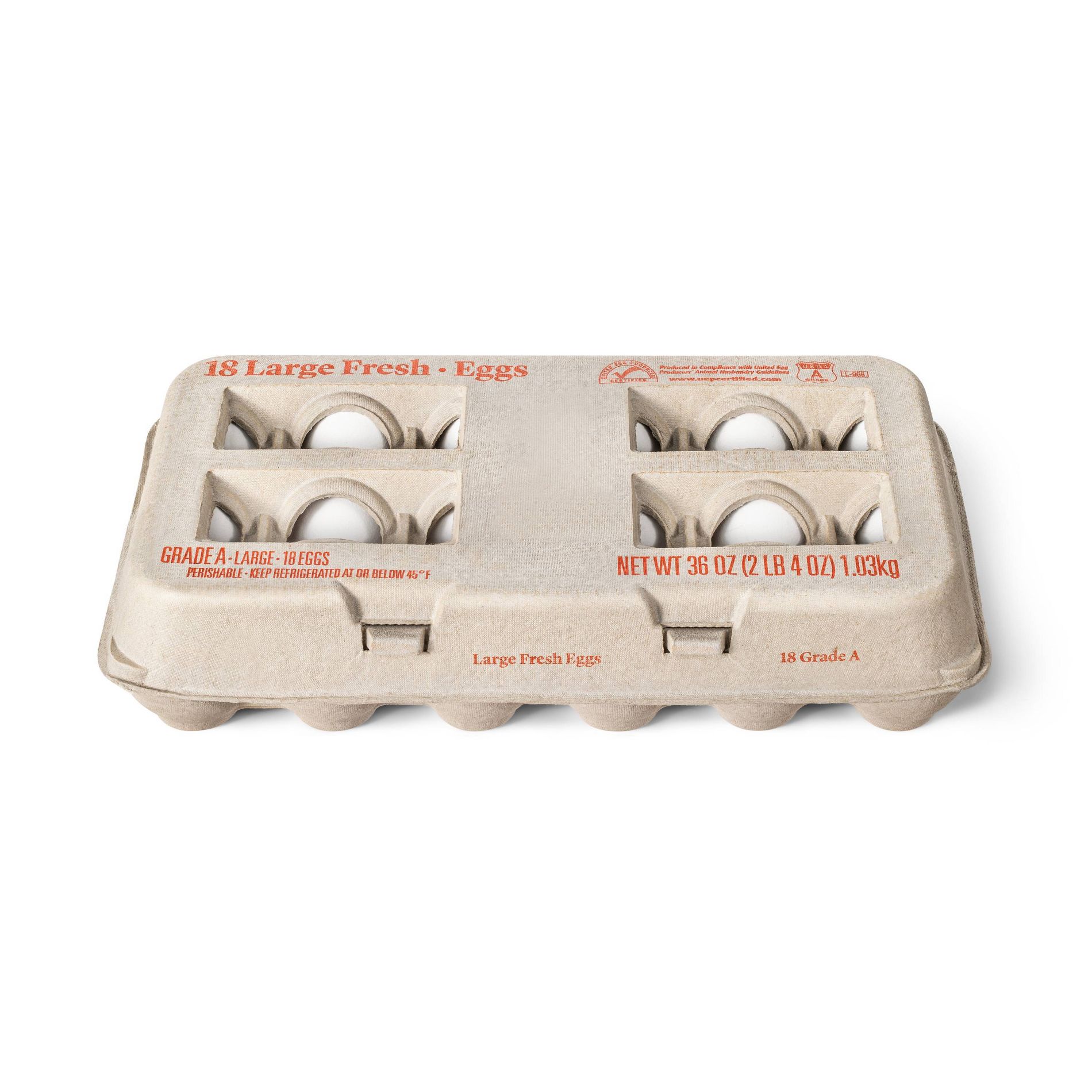 Grade A Large Eggs - 18ct - Good & Gather™ (Packaging May Vary)