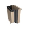 LunaLulinlk Brown Mini Trash Can Kitchen Trash Can - 2 of 4
