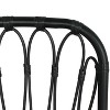 VASIP Outdoor PE Wicker Dining Chairs Set of 2,with Washable Cushions,All-Weather Rattan for Patio, Poolside, Garden,Black - 4 of 4