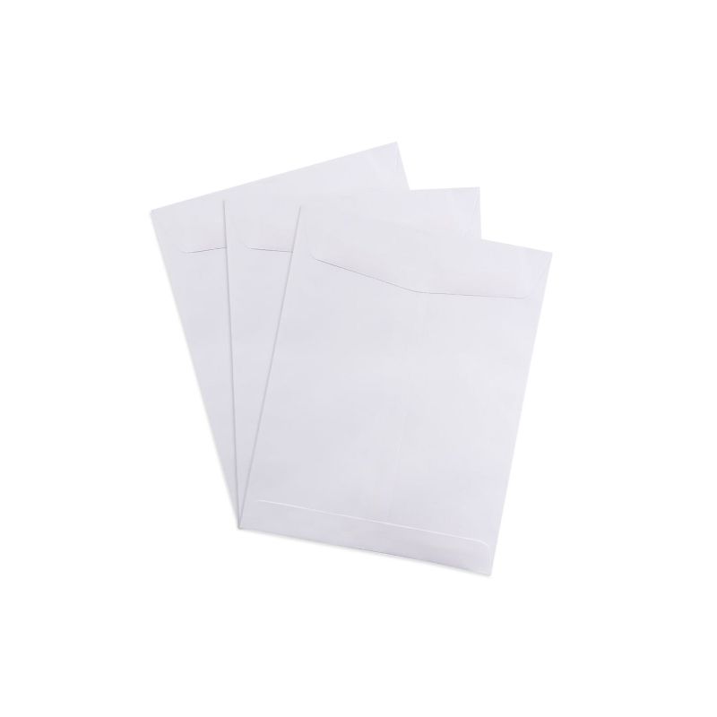 JAM Paper Open End Catalog Envelope 8 3/4"" x 11 1/4"" White 1000/Carton (4126B) , 3 of 5