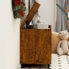 NicBex Storage Bench Farmhouse Shoe Storage Bench Shoe Organizer for Bedroom and Entryway - 2 of 4