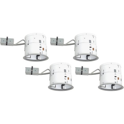 Juno 6" Line Voltage Non-IC Remodel Housings Set of 4
