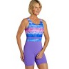 Sporti Sporti HydroLast Malibu Sunrise Chlorine Resistant Scoop Back Unitard One Piece Swimsuit Malibu Sunrise 8 - 2 of 4