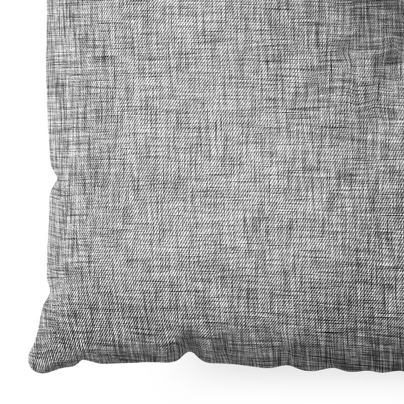 Holli Zollinger Linen Grey Light Square Floor Pillow - Deny Designs, 3 of 5