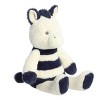 ebba Large Zipz Zebra Contemporary Jungle Vibrant Baby Stuffed Animal White 13" - 2 of 4
