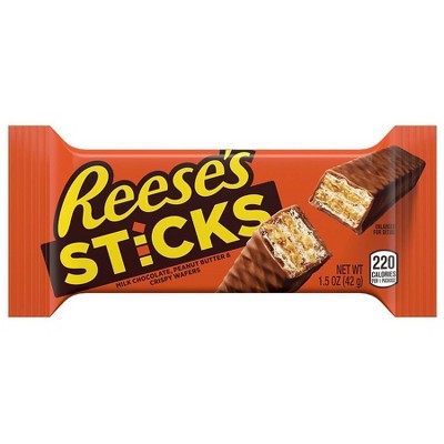 Reese's Sticks Candy Milk Chocolate, Peanut Butter and Crisp Wafers 1.5 oz