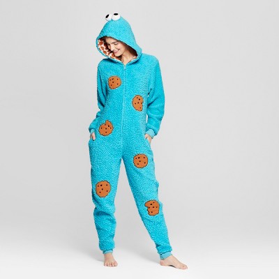 Women's cookie monster discount onesie