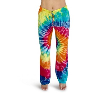 Just Love 100% Cotton Jersey Women Pajama Pants Sleepwear |Tie Dye Womens PJs - 1 of 3