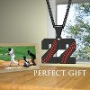 Inspiration Baseball Necklace - Stainless Steel Baseball Chain Number Pendant - Boys & Girls Gift - 4 of 4