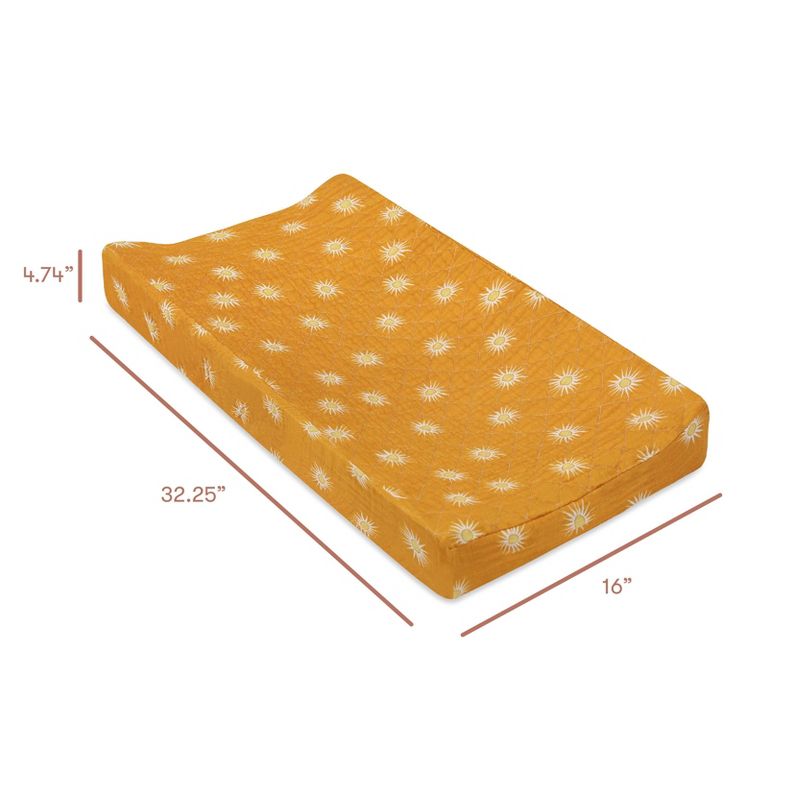 Babyletto Golden Hour Quilted Muslin Changing Pad Cover, 5 of 6