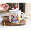 Silver Buffalo Disney Princess Dream It Group Wide Rim Ceramic Mug, 16oz 