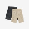 RAW X Boy's 2 pack Combo Belted Cargo Shorts,Twill Shorts -Kids Shorts - 2 of 4