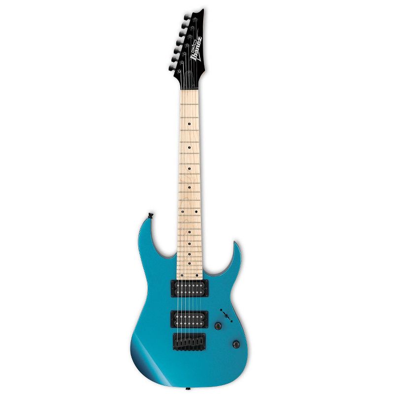 Ibanez GRG7221M GIO 7-String Electric Guitar (Metallic Light Blue), 1 of 2
