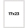 PosterPalooza | Textured White Picture Frame - UV Acrylic, Foam Board Backing, Hanging Hardware - 2 of 4