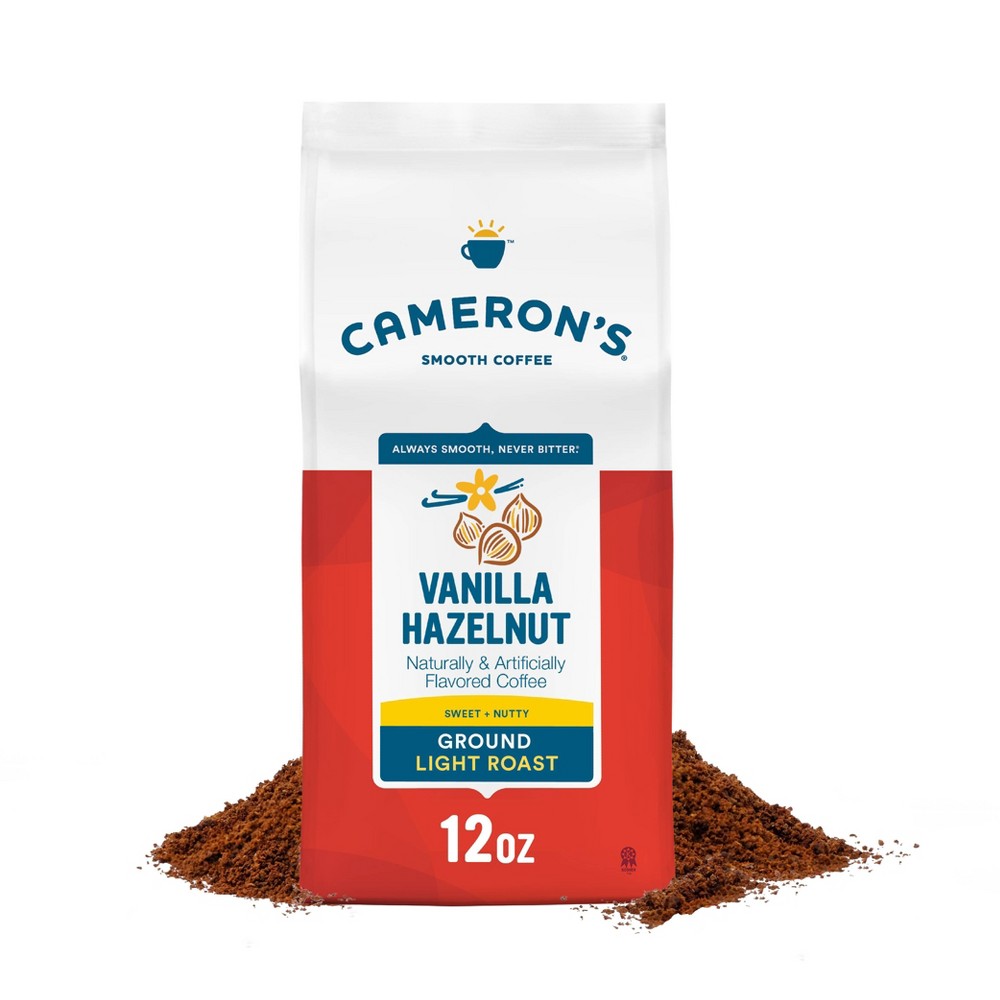 Photos - Coffee Cameron's Vanilla Hazelnut Light Roast Ground  - 12oz