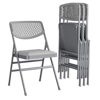 COSCO Ultra Comfort Commercial XL Premium Fabric Padded Folding Chair
