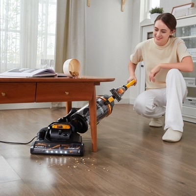 Yellow Bagless Upright Vacuum Cleaner for Pets