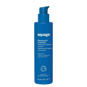 AQUAGE SeaExtend Silkening Oil Treatment | No Hold | Crystal Clear | Ultra-light Formula | Silken and add Brilliant Shine - (4 oz) - 1 of 4