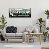 Stupell Industries Blue and White Ski Tips Up Prepare to Unload Rustic Wood Look Lift Sign Canvas Wall Art - 2 of 4