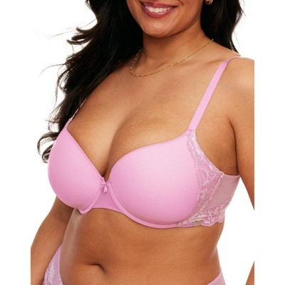 Adore Me Women's Kendil Balconette Bra 34dd / Rose Smoke Beige : Target